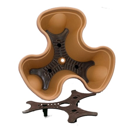 Patioplus 12 in. Single Self Watering Planter Tuscany PA2976111